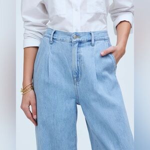 Madewell The Harlow Wide-Leg Jean: Airy Denim